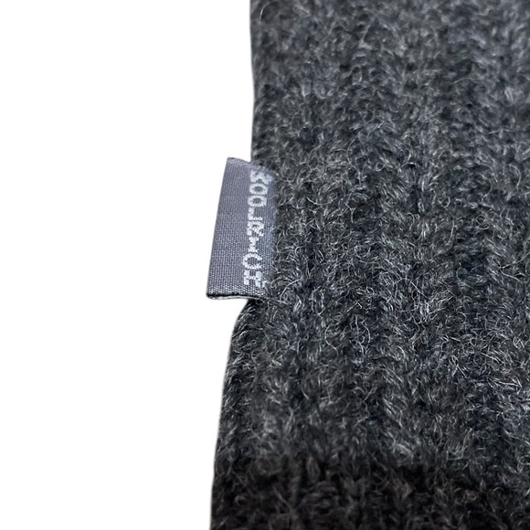 WOOLRICH Sweater Red Gray Charcoal Heather 100% Wool Women’s Size M - Picture 6 of 10